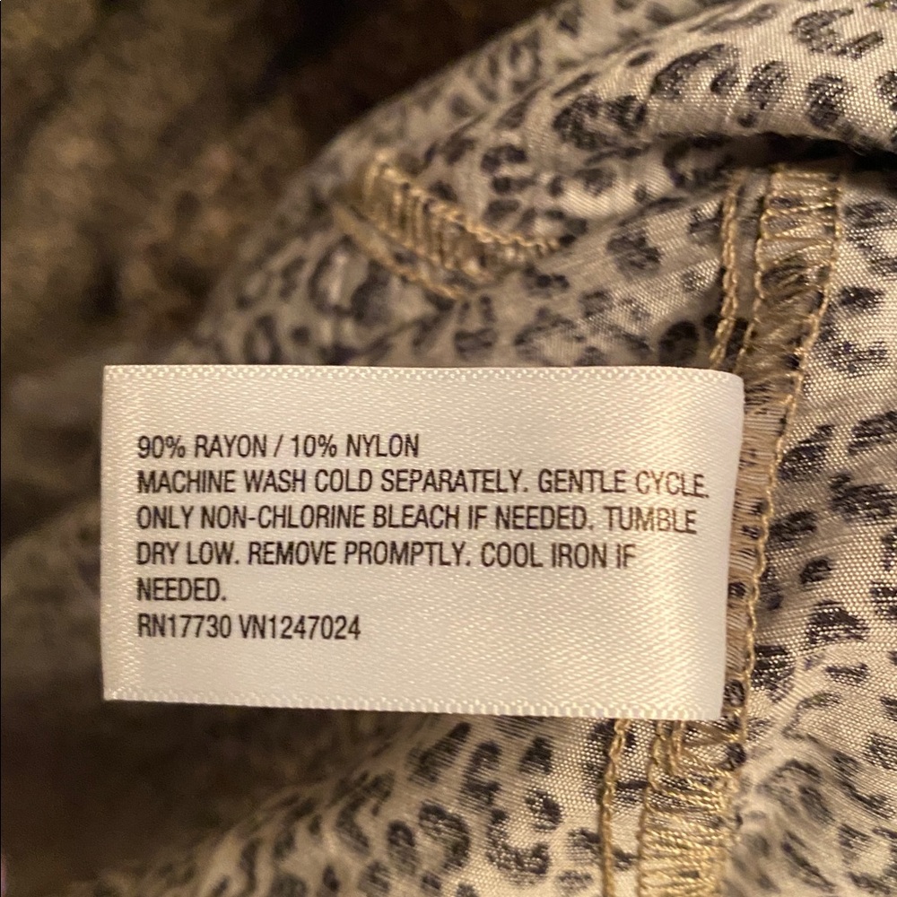 A New Day Leopard Print High Low Dress…size L - Picture 6 of 7